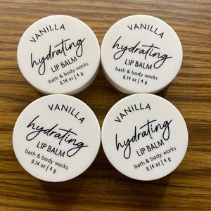 BBW Vanilla Hydrating Lip Balm (Set of 4)